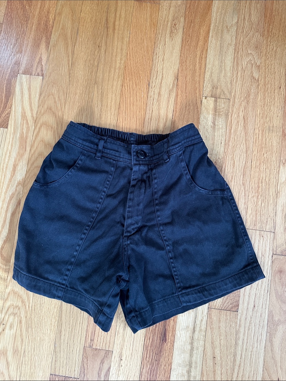 Jungmaven Venice Black High Waist Shorts
